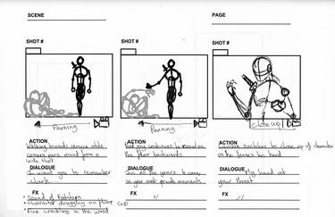 Norman rig animation Storyboard 2