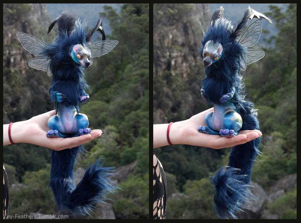 Blue Marsh Dragon By Key Feathers On Deviantart