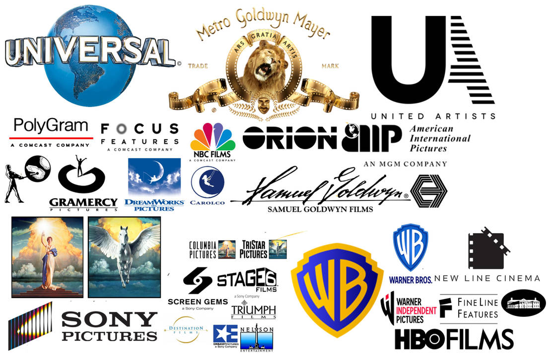 Universal,MGM,Sony Pictures,and Warner BrosLogos 2 by TheAgentmanMMT on