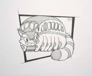 Inktober: 6. Catbus