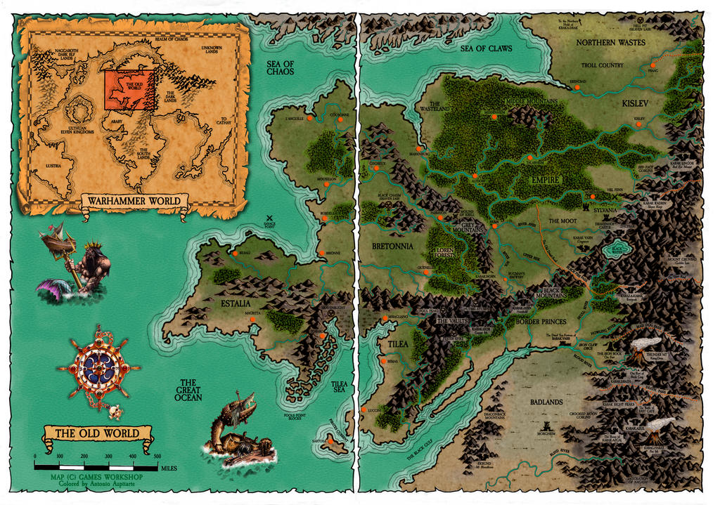 Warhammer cards. Warhammer Fantasy Battles карта империи. Мир Warhammer Fantasy Battles карта. Карта империи вархаммер фэнтези.