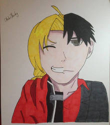 Edward Elric + Roy Mustang