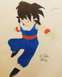 Gohan Copic Drawing