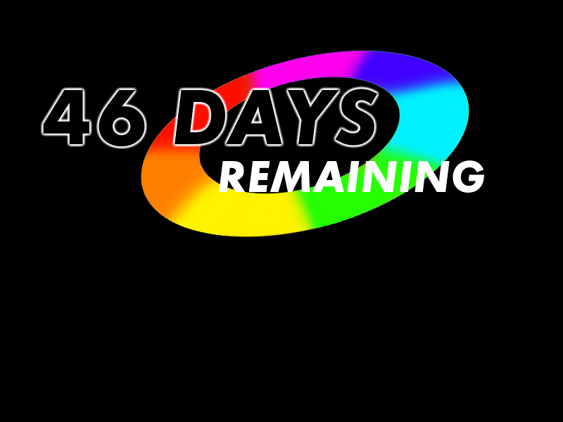 A Message from a Rainbow Ring - 46 Days to Go