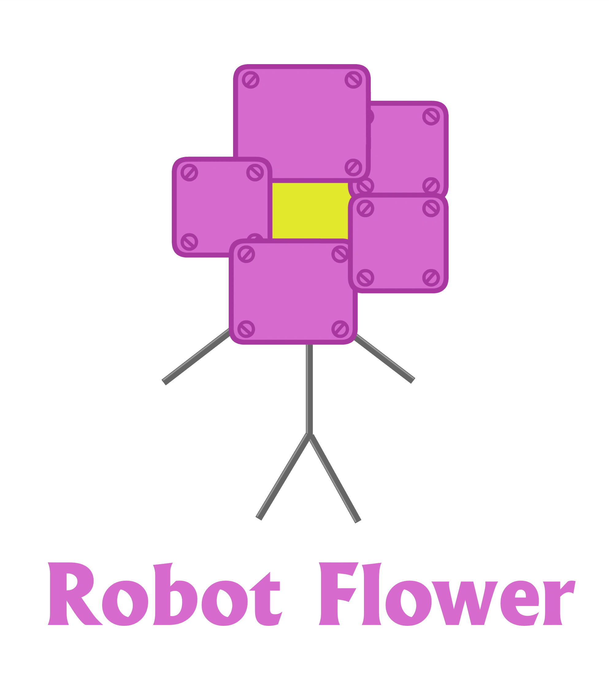 Robot Flower (v2) by lukesamsthesecond on
