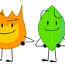 Firey, Leafy, and Bubble