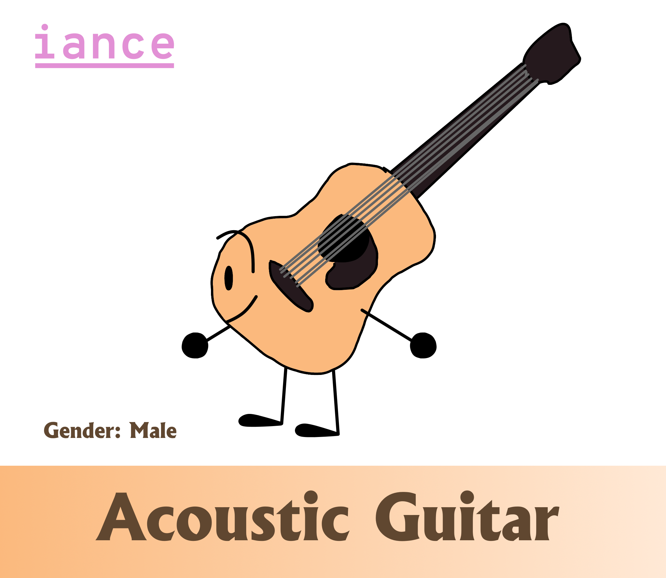 BFB Alphabet: Acoustic Guitar by lukesamsthesecond on DeviantArt