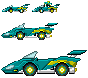 Static SaSASR Car Sprite