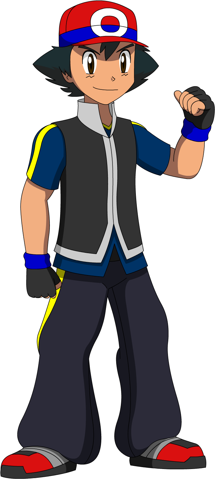 Ash Ketchum Orre Outfit By Lucarioshirona On Deviantart 
