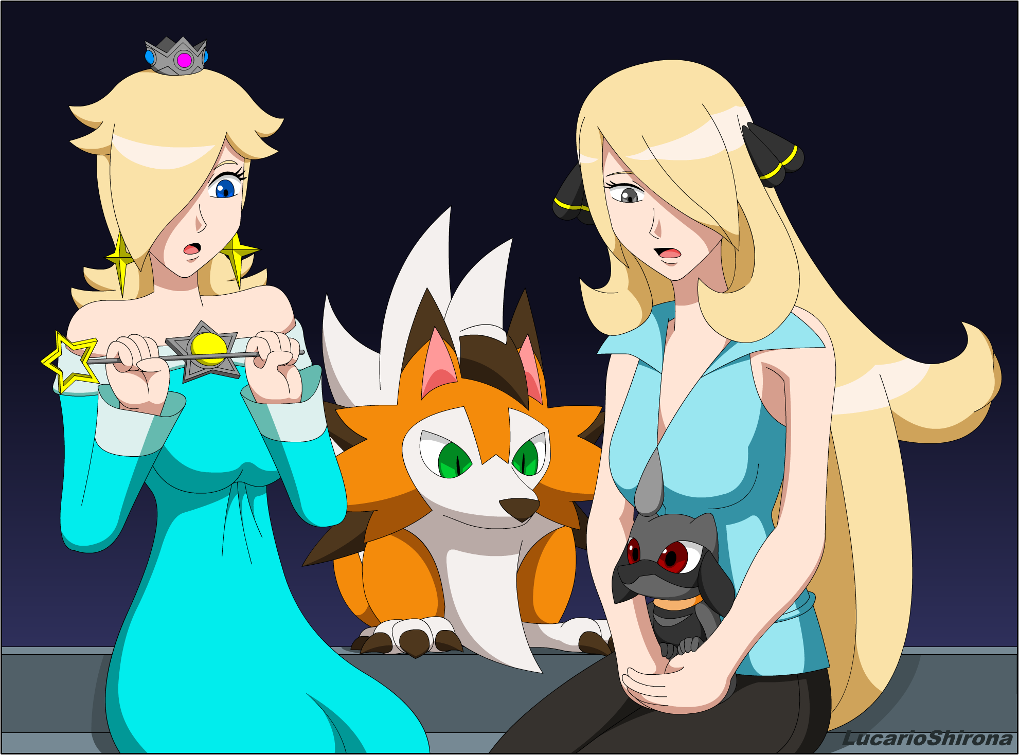 Cynthia x Rosalina - Oops