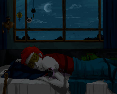XS : Even evil looks innocent when sleeping