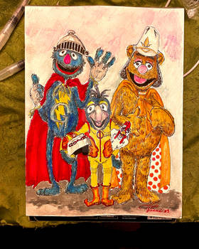 Superhero Muppets 