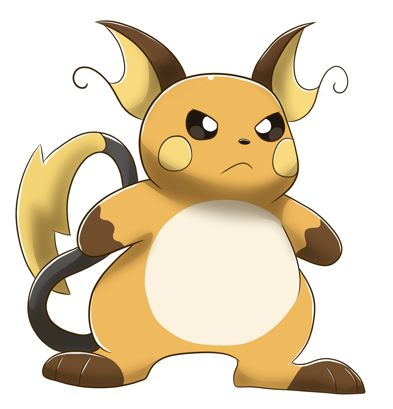 Ffeamle Raichu Raichu by Hipplepotamus on DeviantArt