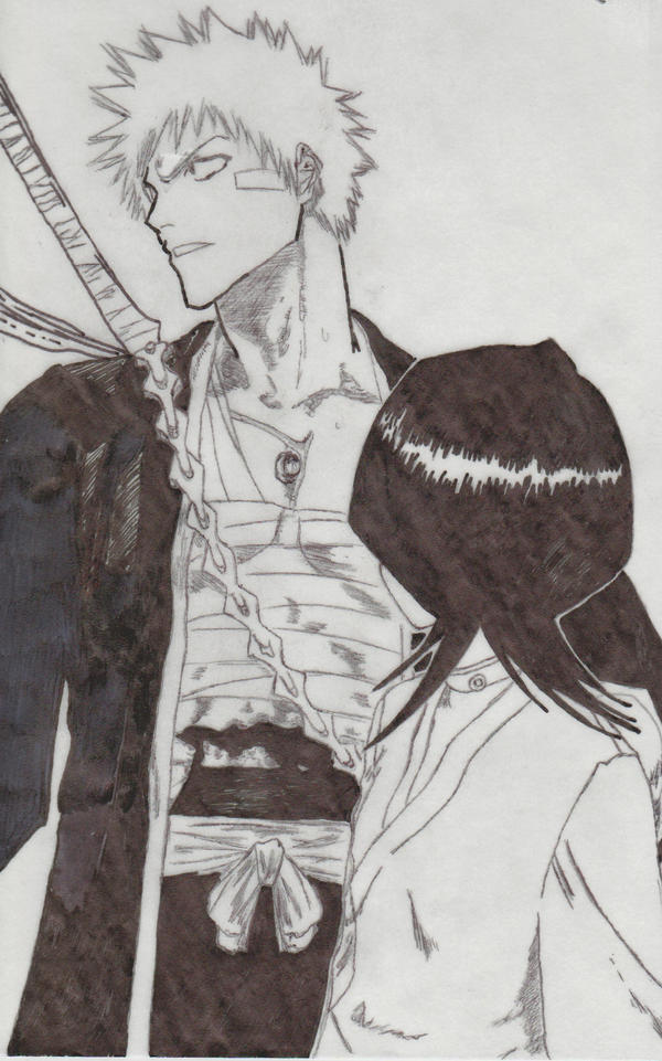 Ichigo arrives to rescue Rukia (Bleach Manga) by AnthonyHalvorson on ...