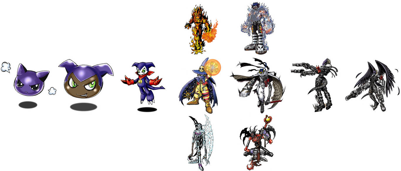 Impmon (Beelzebumon) Line by Digivolutenary on DeviantArt