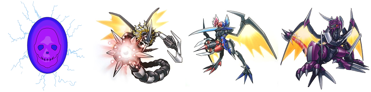 Grimmon Evolution Line by Digivolutenary on DeviantArt