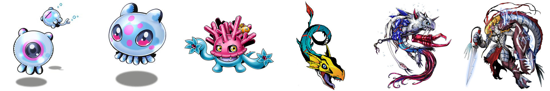 Sangomon (Regalecusmon) Line by Digivolutenary on DeviantArt