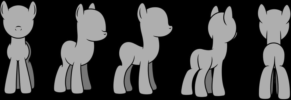 Mlp Template Svg Rotation Chart By Stabzor-d by dalmatians2222 on ...