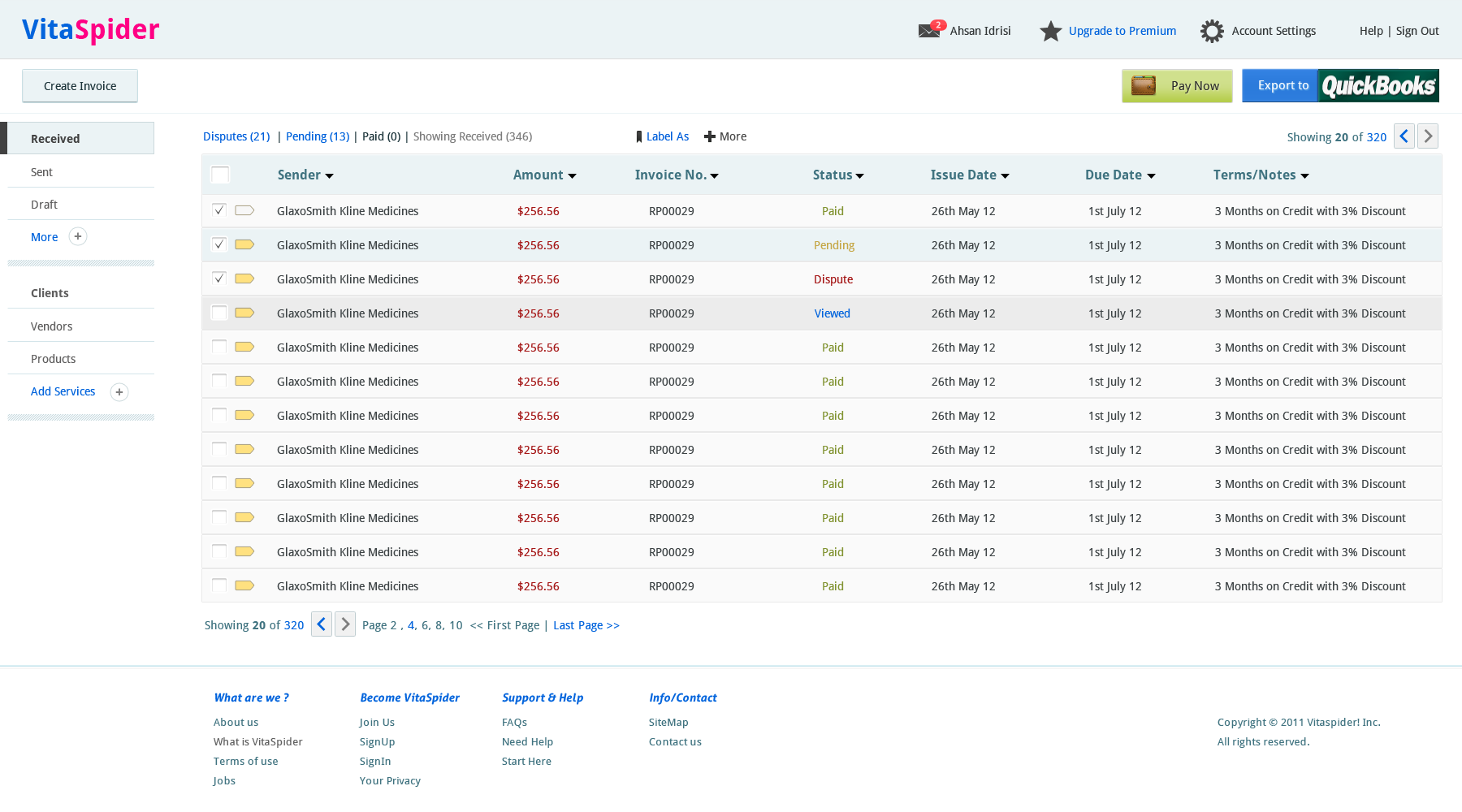 Accounting Web Application Interface by ahsanpervaiz on DeviantArt