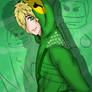 Lloyd Garmadon wearing his own hoodie