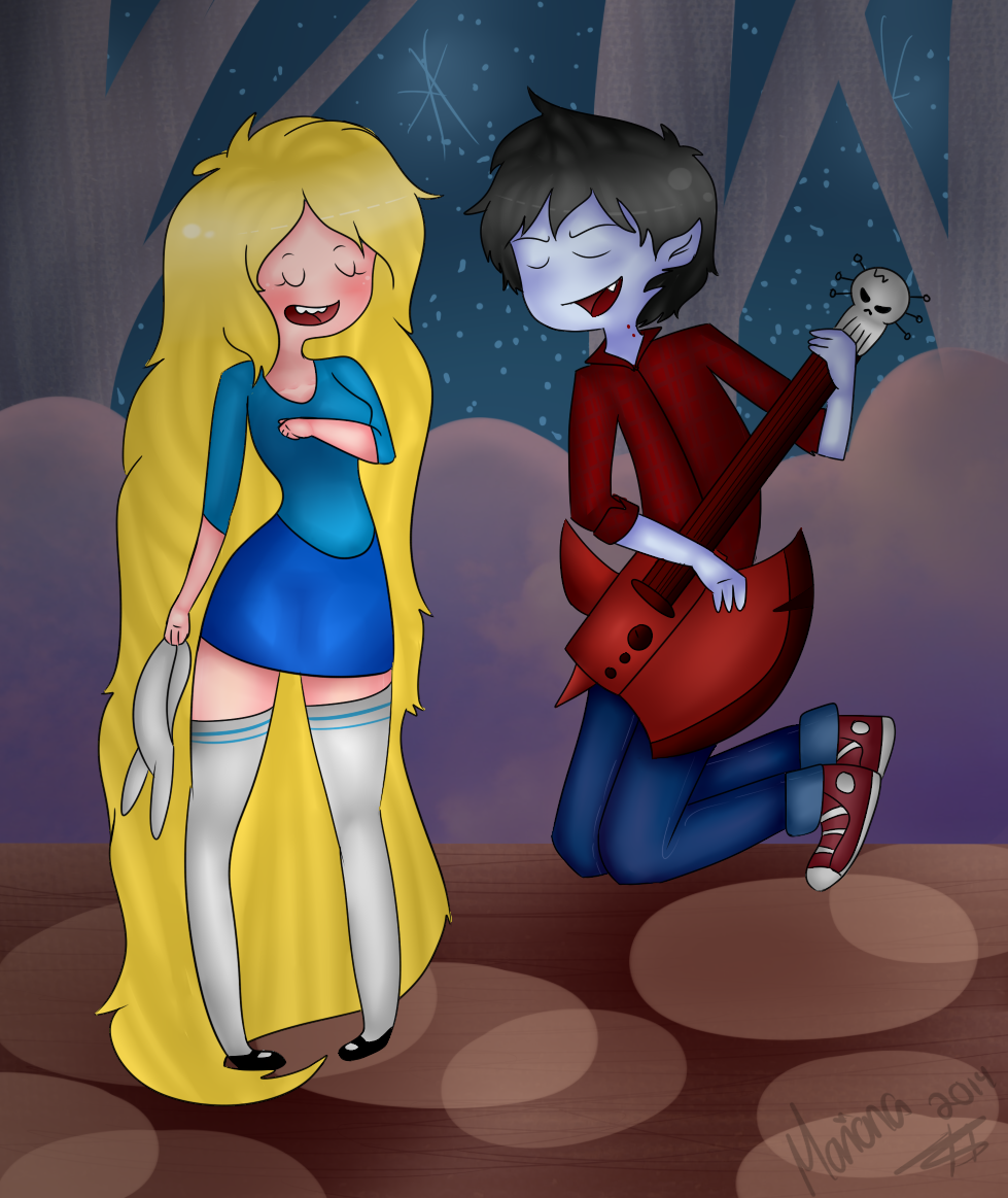 .:Adventure Time:. Fionna and Marshal Lee