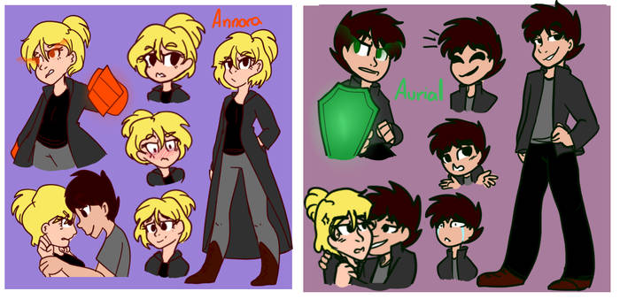 Annora and Avrial Ref sheet