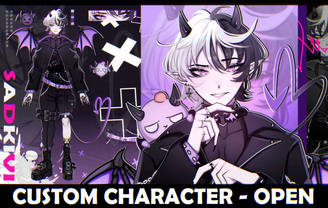 Customed Characters CUSTOM CHARACTER DESIGN - OPEN by SadKivi on DeviantArt