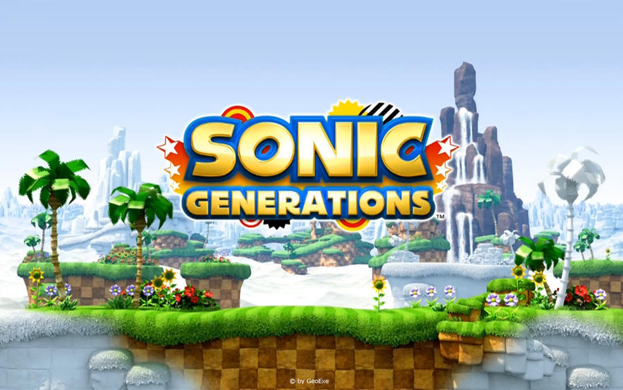 Sonic Generations Script Sonic Generations title screen by GeoExe on DeviantArt