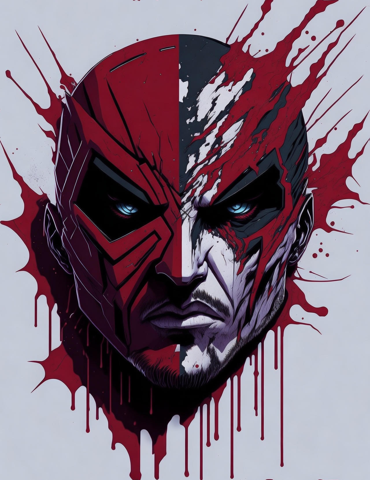 Splatter Of Mercenary Mayhem: Marvel'S Deadpool In By Asifiqbal09.