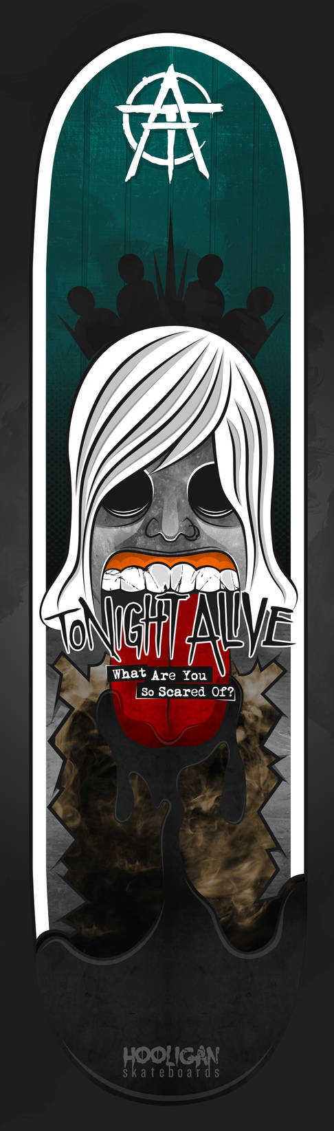 Tonight Alive Sk8Board