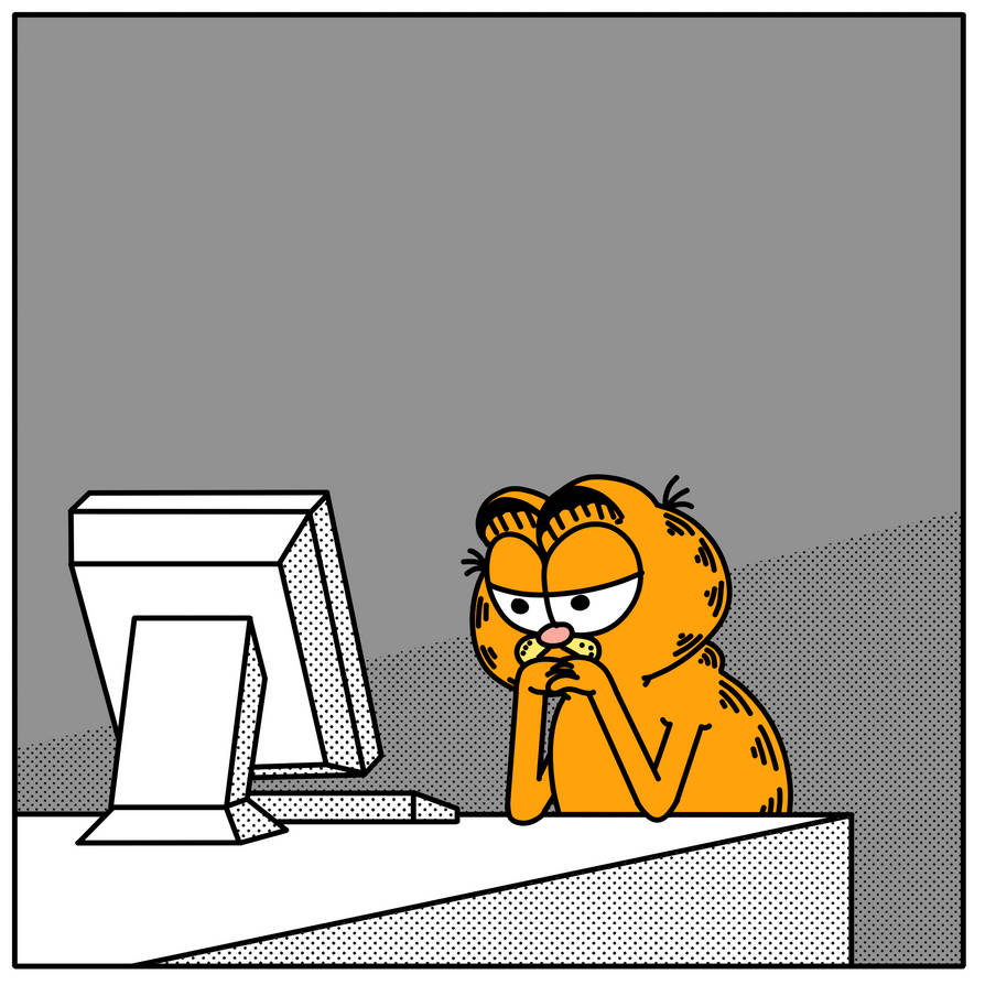 Computer Garfield by Adrien64 on DeviantArt