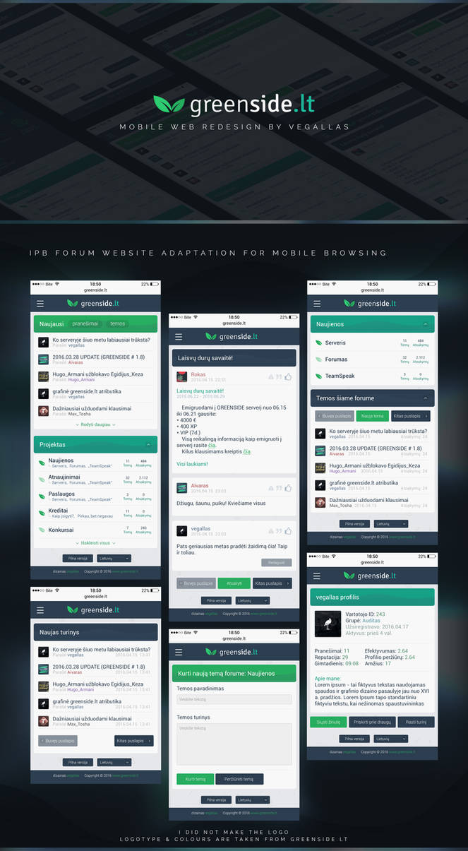 Ip.board Web redesign for mobile version (IP.Board) by vegallas on DeviantArt