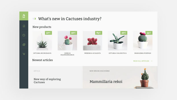 UI for cactus web