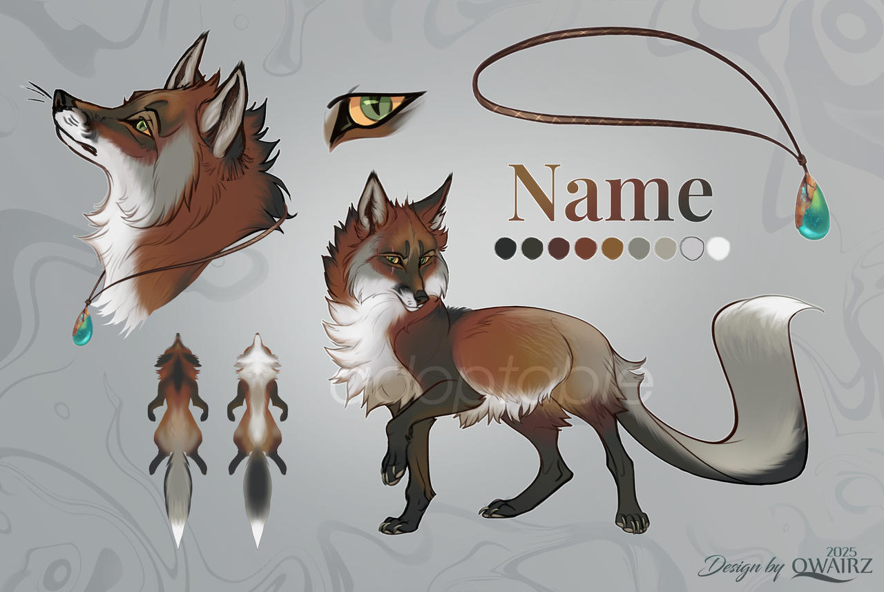Fox Adaptables Fox Adoptable | OPEN by Qwairz on DeviantArt
