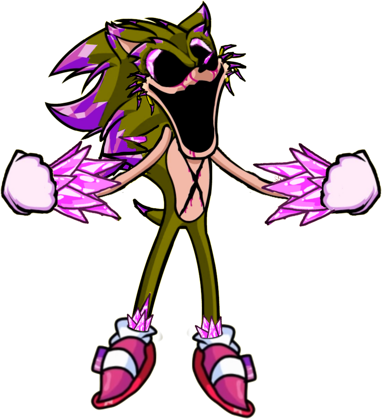 (FNF Sonic.exe) Super Xenophanes by Glitchyedits on DeviantArt