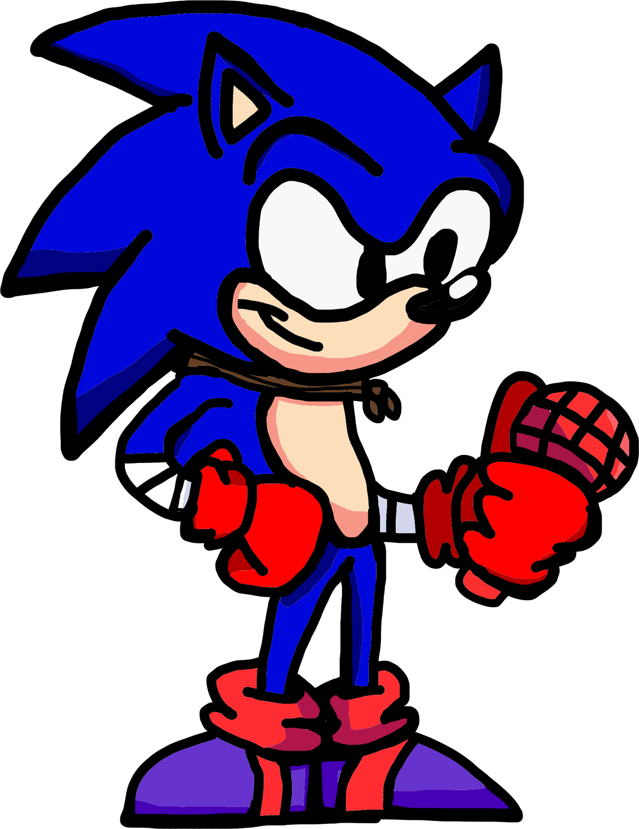(Sonic.exe but different) faker sonic by Glitchyedits on DeviantArt