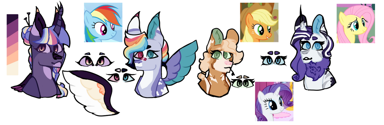 Mlp Restyle Mlp redesigns by Starriere on DeviantArt