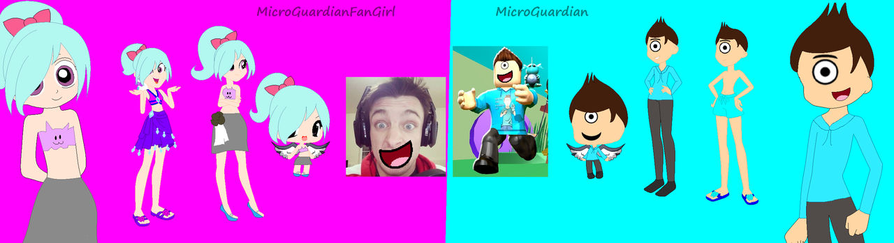 Microguardian Mmd Me and MicroGuardian fan art by LynaMicroGuardianFan on DeviantArt