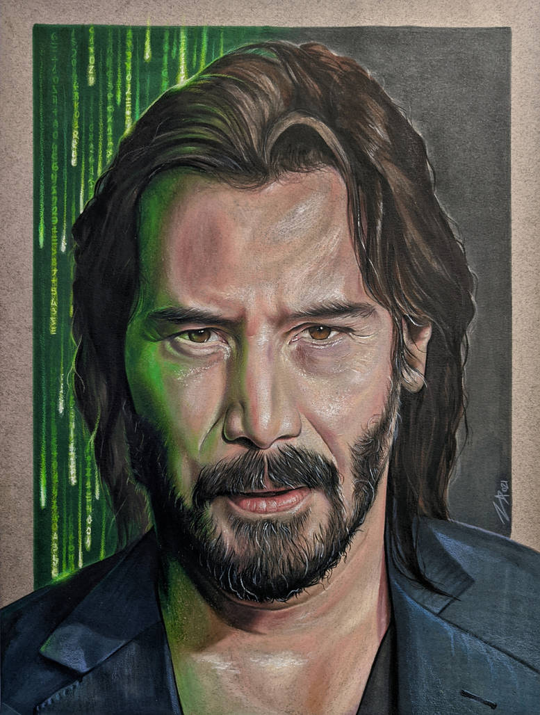 Keanu Reeves Portrait by eksdeth on DeviantArt