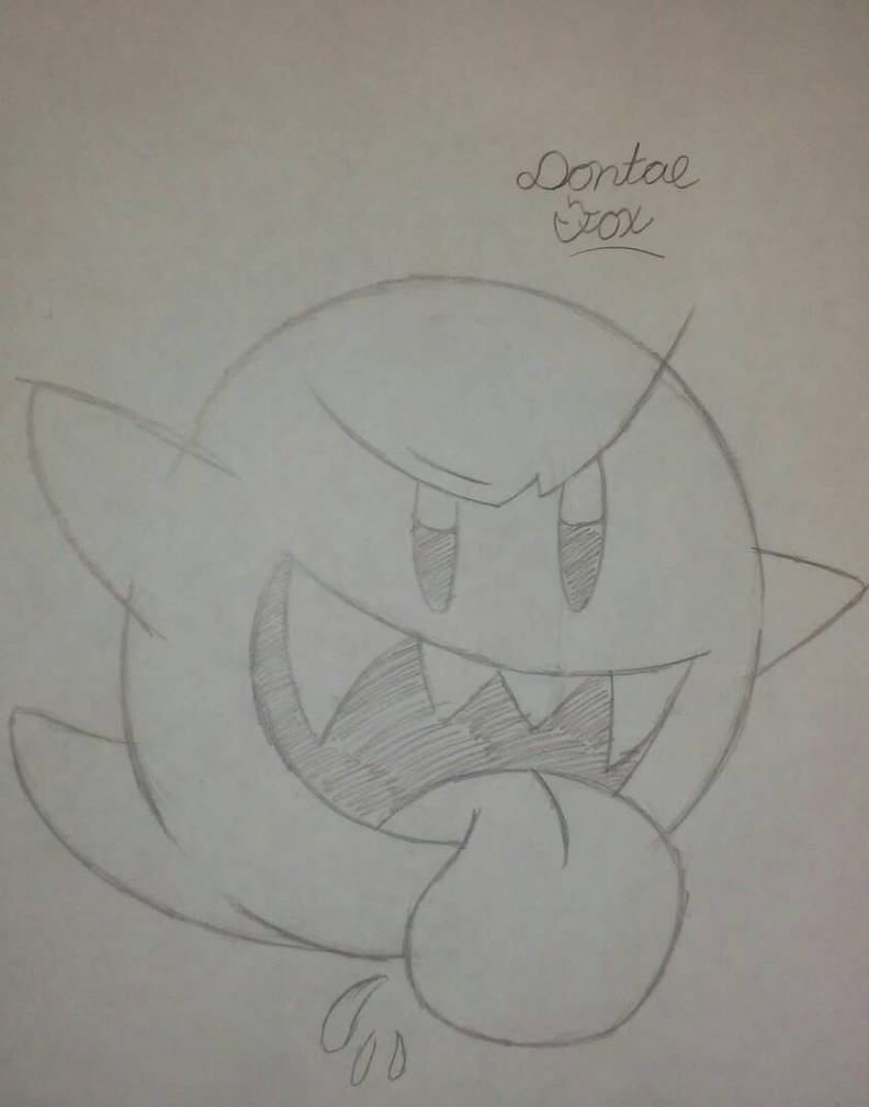 Boo Sketch by DontaeSuperstar09 on DeviantArt