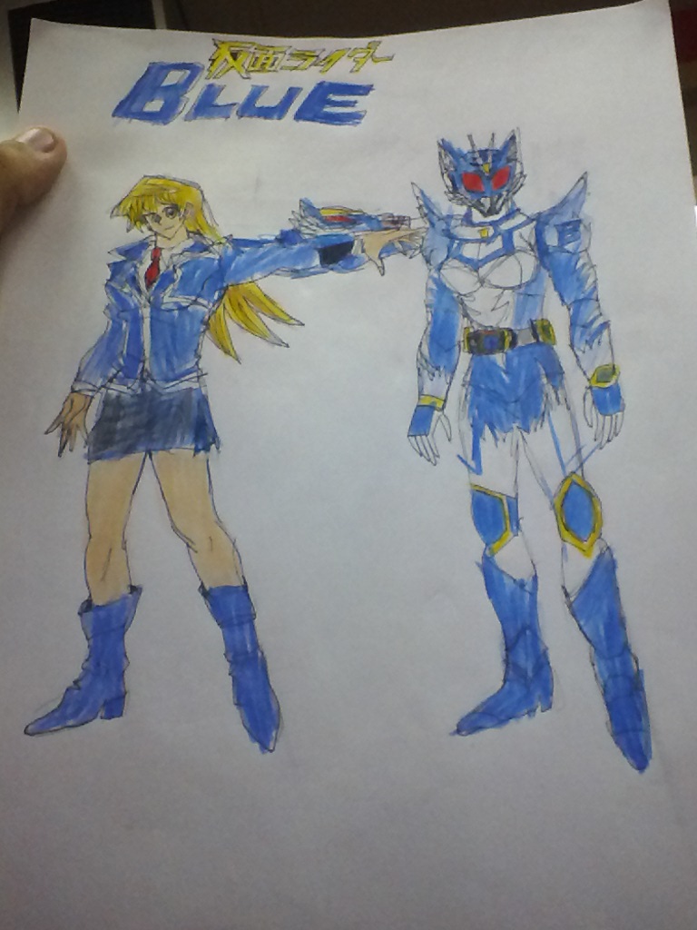 Kamen Rider BLUE! by WolfKnight30 on DeviantArt