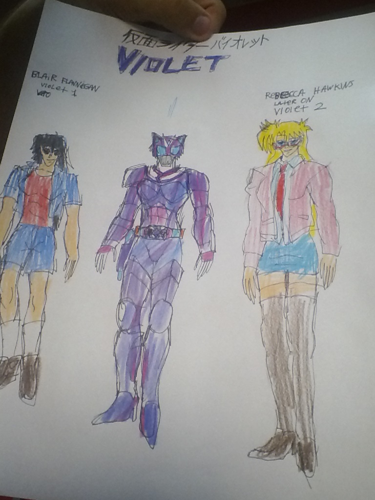 Kamen Rider VIOLET! by WolfKnight30 on DeviantArt