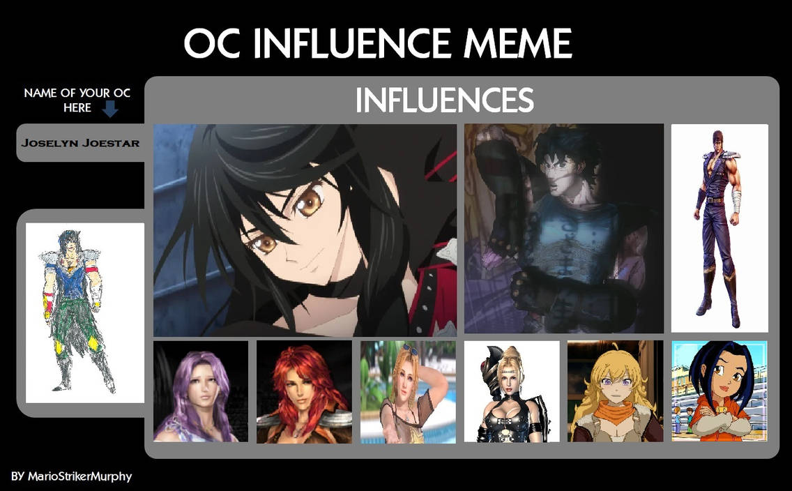 OC Influence Meme by MarioStrikerMurphy on DeviantArt