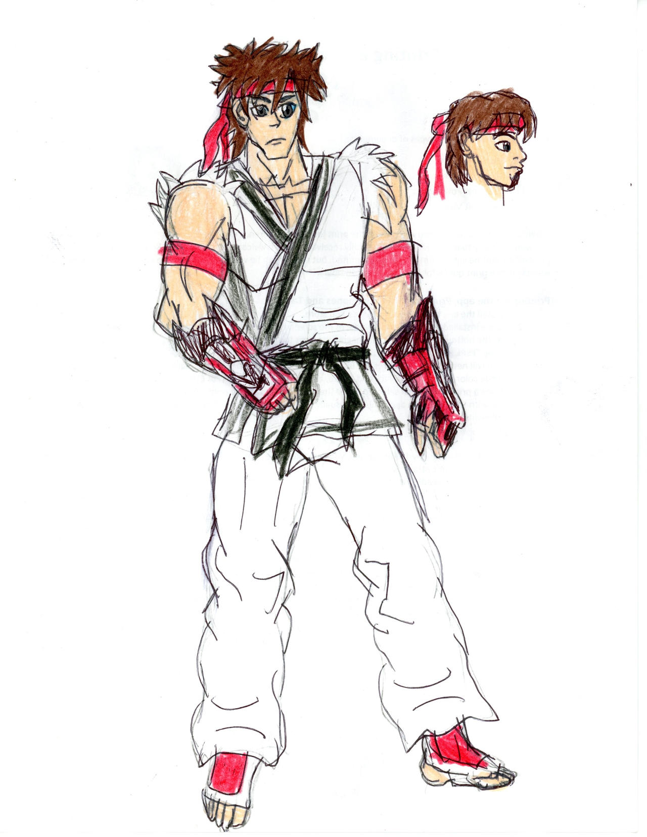 Street Fight Vengeance - Ryu Redesign! by WolfKnight30 on DeviantArt