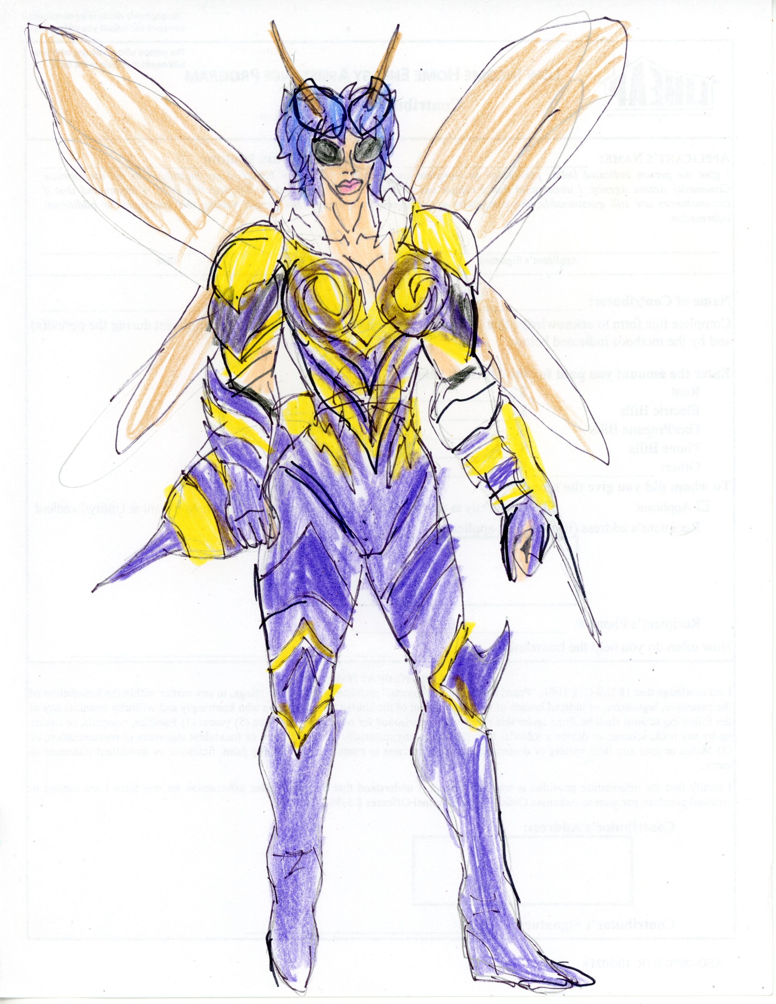 Q Bee Rope Darkstalkers - Q-Bee Redesign! by WolfKnight30 on DeviantArt