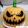 Halloween pumpkin cake