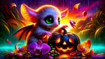 Halloween Cutie Hybrid ChinchiBat catching Petals