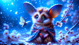 Just Little Cute One for Smile Bat and Moth 4639