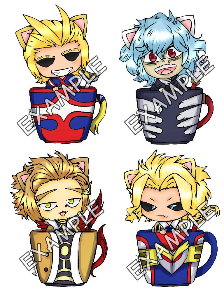 Mha New Stickers by Lacie-BunCat on DeviantArt