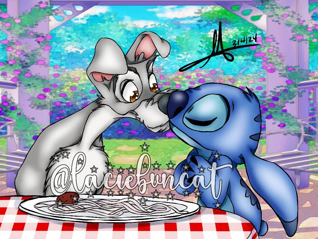 Tramp and Stitch by Lacie-BunCat on DeviantArt
